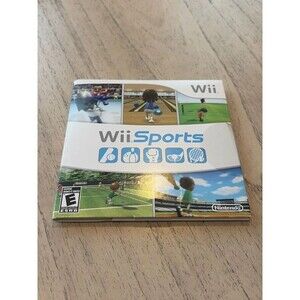 Nintendo Wii 2006 Sports Game In Cardboard Sleeve w Manual